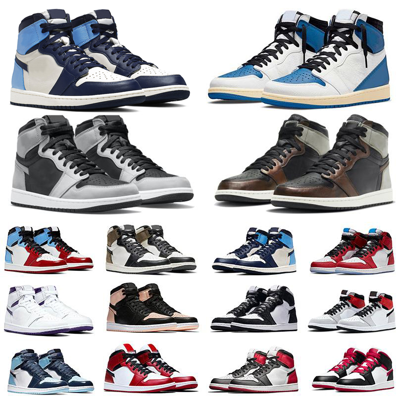 

Jumpman Hype Royal 1 Original mens baksetball shoes Cactus Jack TS x fragment University Blue Shadow UNC Twist Pollen 1s men women trainers sports sneakers 36-46, Pay for box
