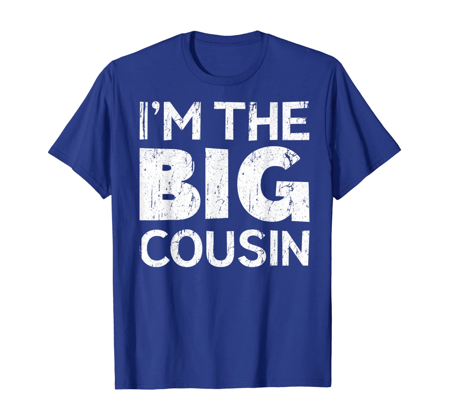 

i'm the big cousin t-shirt, White;black