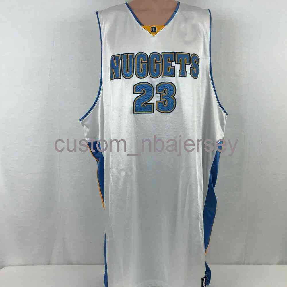 

New Marcus Camby #23 Jersey Stitched Customize Any Number Name XS-6XL, White