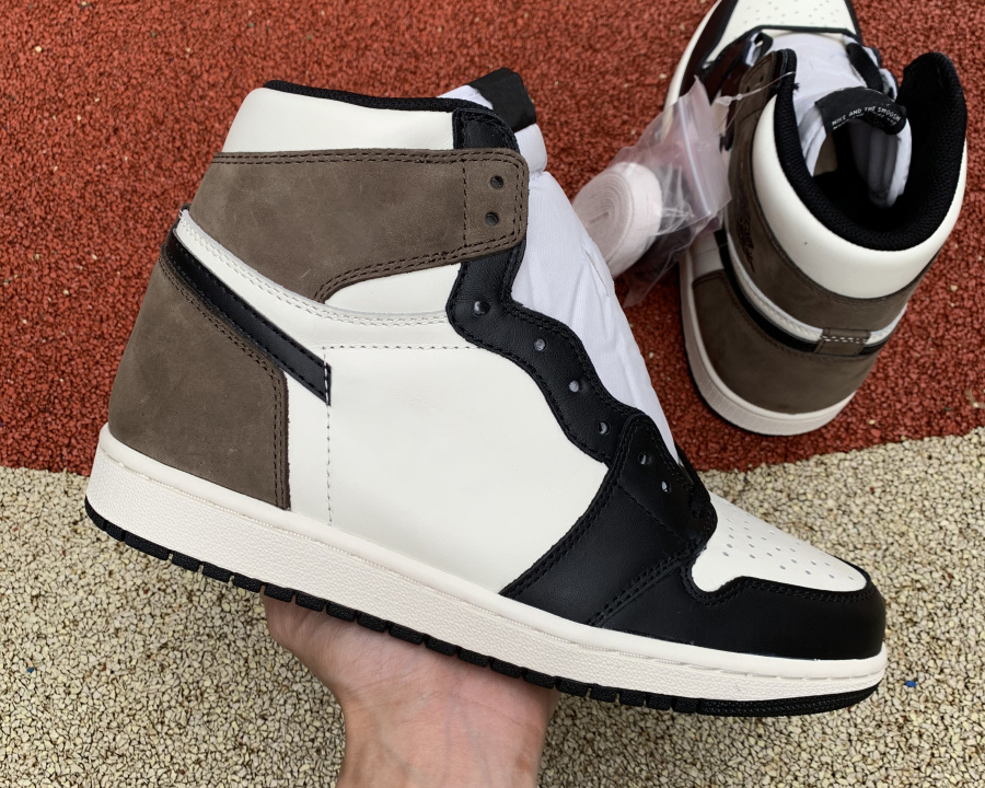 

Good quality mens Jumpman 1 High OG basketball shoes womens Dark Mocha GS outdoor casual sports Sneakers Topsportsmarket With Box, #1