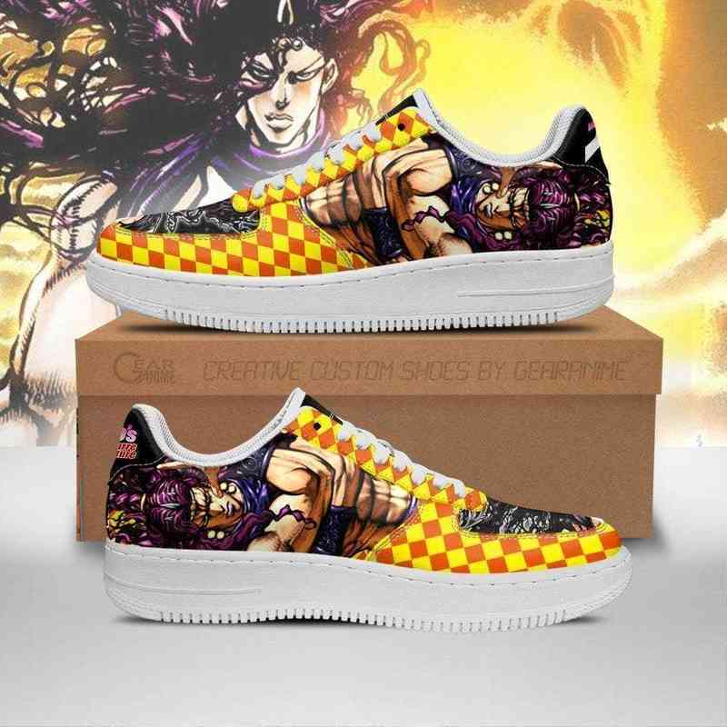 

Diy Anime Fan Sneakers Shoes Boots Kars Jojo's Bizarre Adventure Gift Idea Mens Trainers Breathable Mesh Athletic Road Running nastics, Others