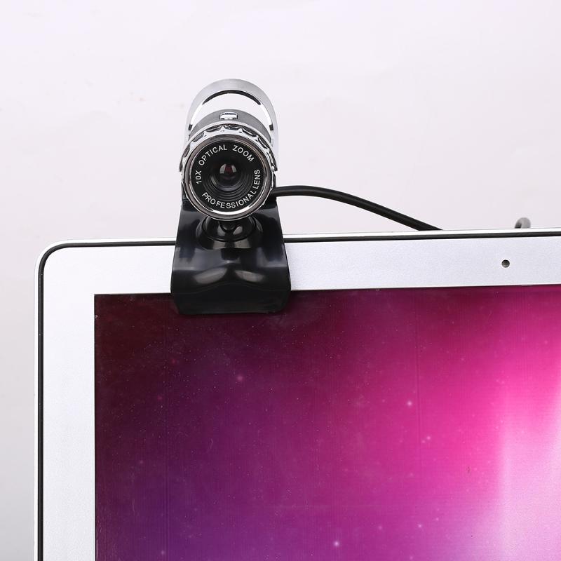 

Webcam PC Computer Cameras With Built-in HD Microphone Clip-on Digital Video Webcamera Full For And Laptop IP