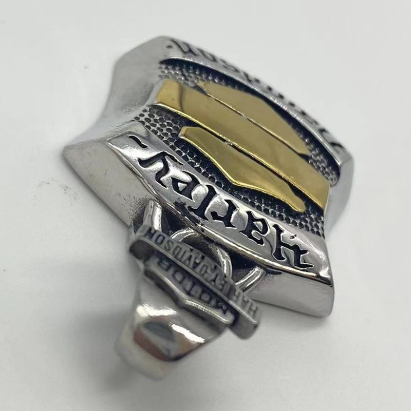 

Cool Punk Stainless Steel Biker Harley Men.s Pendant, Silver