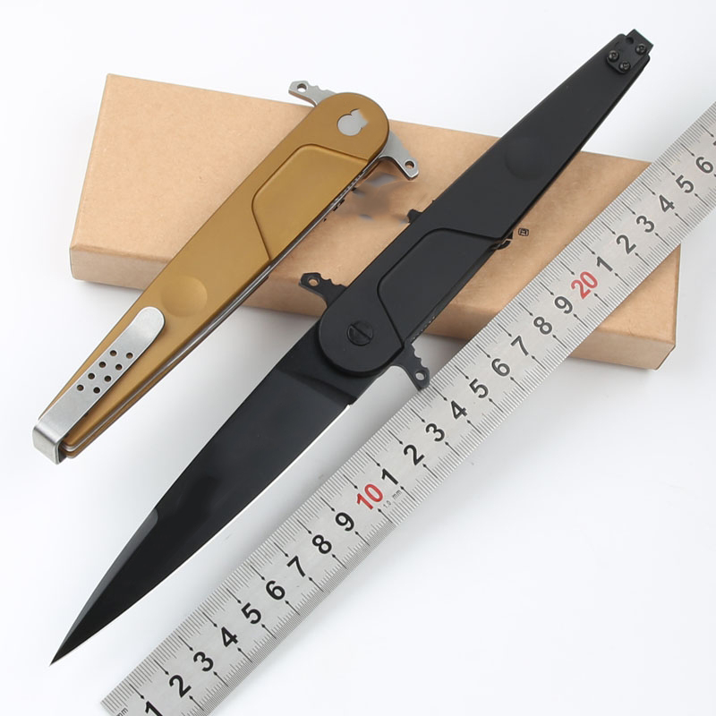 

BD4 Lucky knife N690 Blade Aluminum Handle Titanium Survival EDC Tool Tactical Folding Knife Utility EDC MF1 MF2 BF3 BF2RCT Tools
