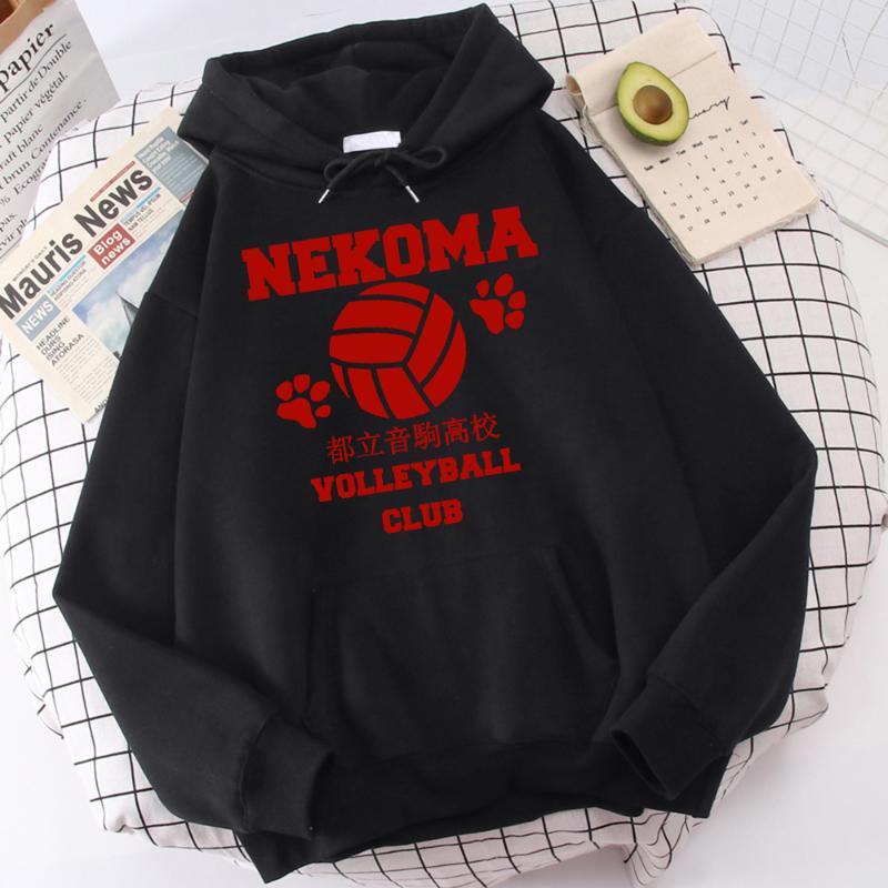 

Men's Hoodies & Sweatshirts Haikyuu Volleyball Club Red Anime Print Men Sweatshirt Fashion Fleece Hoodie Casual Clothes Hip Hop Oversized Ki, Product defects