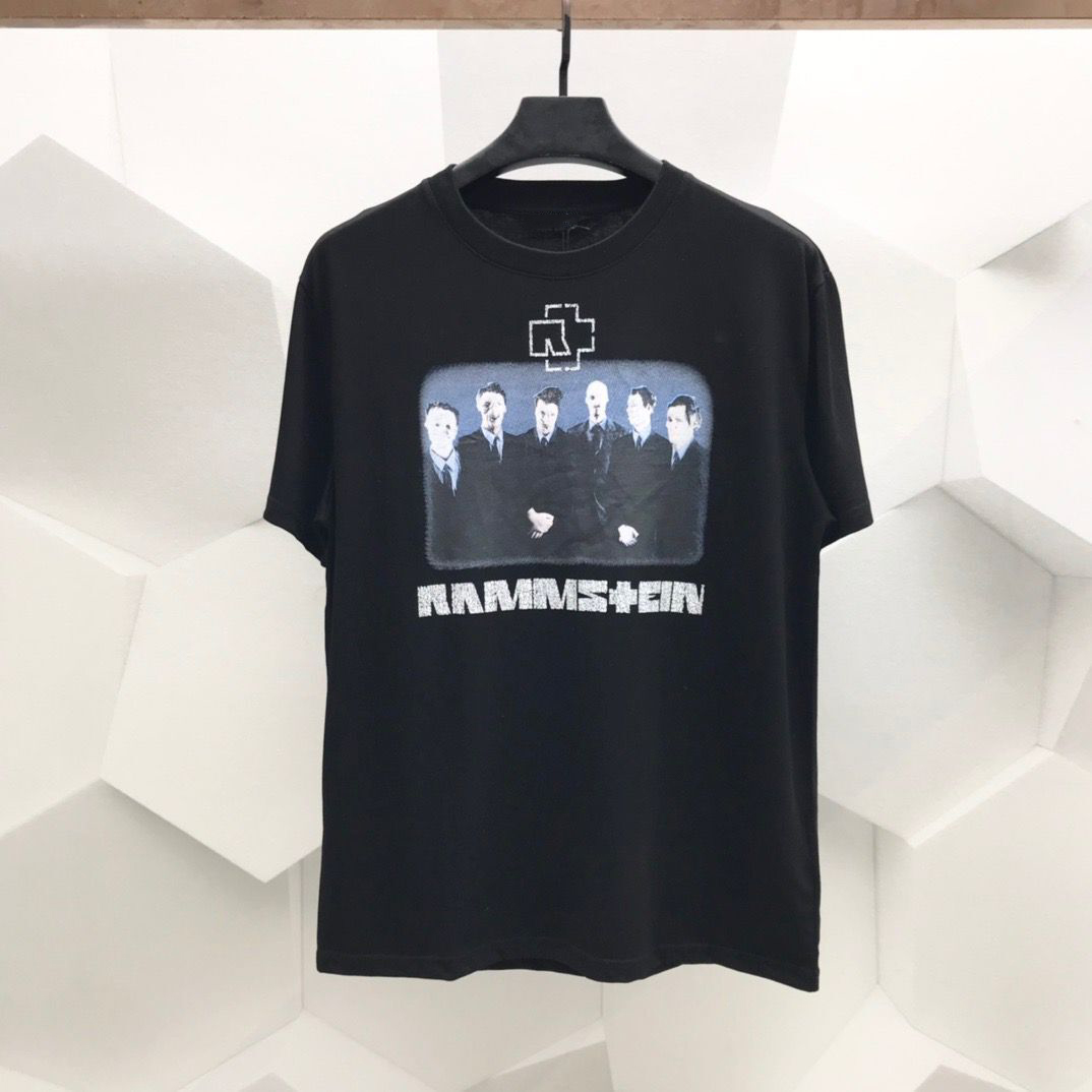 

2021 Paris Clothing Homme T Shirt Men Women Designer Hoodies High Street Print Bb Oversized Large Big Size Plus Blg, Black