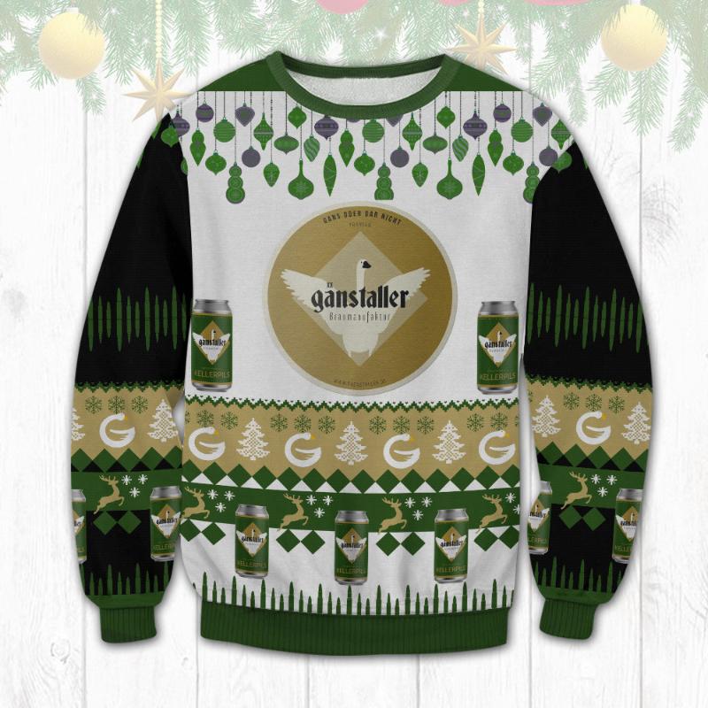 

Men's Sweaters Fashion Casual Christmas Dress 3D Digital Printing Loose Round Neck Wool Plus Size Sweater, White;black