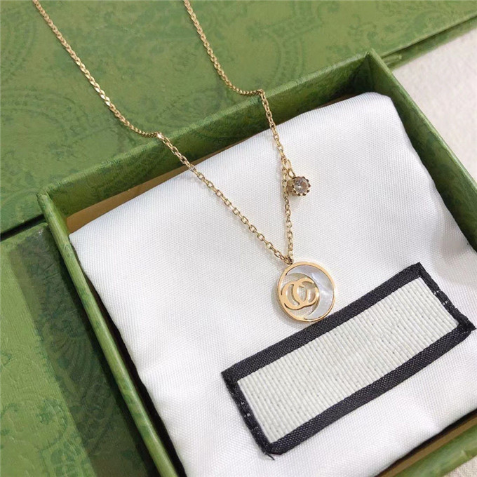 

women luxury designer jewelry roman numeral ceramic pendant necklaces rosegold color stainless, Silver