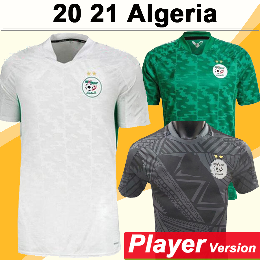 

20 21 Algeria National Team MAHREZ FEGHOULI Player Version Mens Soccer Jerseys SLIMANI BENNACER ATAL Home Away Football Shirt Short Sleeve, Qy3199 2021 specialeditionf..aworldpatch