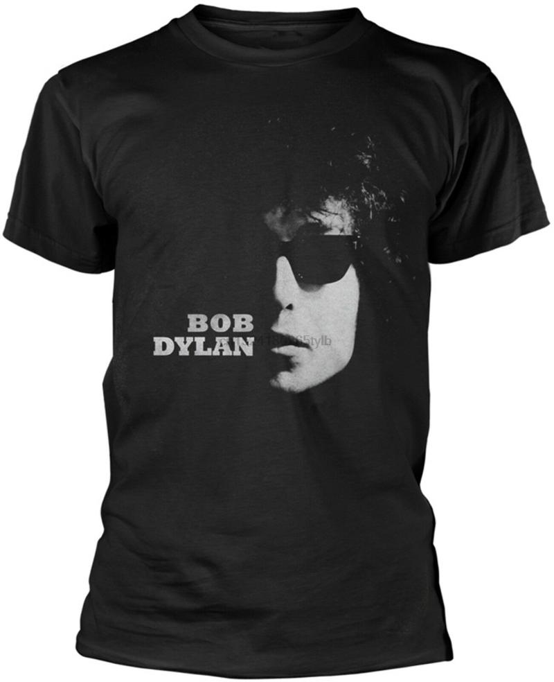 

Men's T-Shirts Bob Dylan Sunglasses Face T-Shirt Official Merchandise, White;black