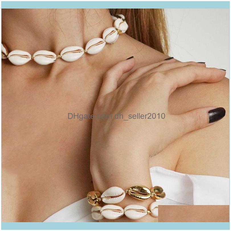 

& Pendants Jewelryadjustable Shell Necklaces For Women Gold Handmade Knot Neck Aessories Rope Chain Fashion Choker Nt225 Chokers Drop Delive