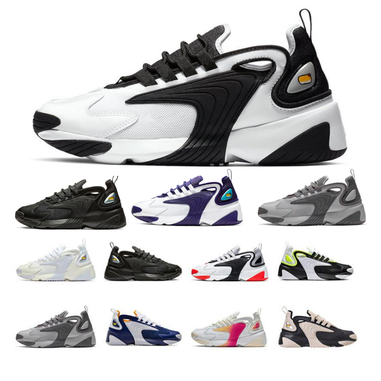 

New M2k Tekno Zoom 2K Men Women Running Shoes Triple White Black Race Red Royal Blue outdoor Sports Sneakers Mens tennis shoe, Grey