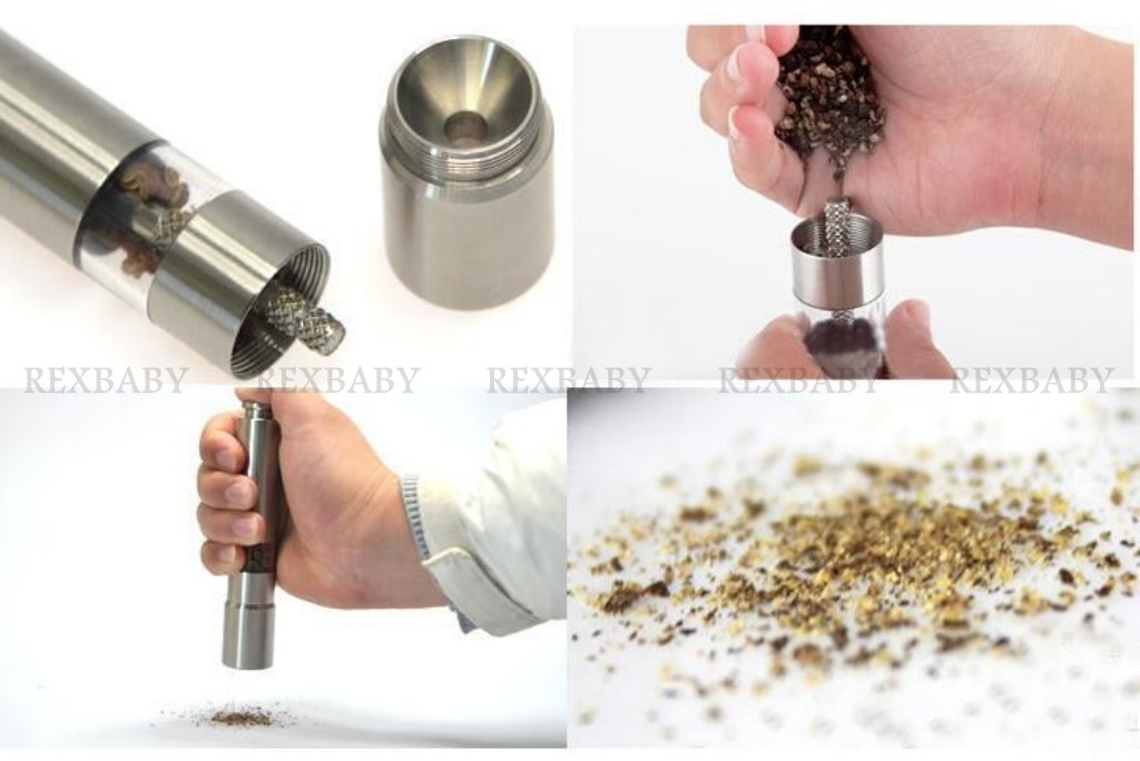 

Portable Stainless Steel Pepper Grinder Portable Manual Pepper Muller Kitchen Tools Seasoning Grinding Milling Machine