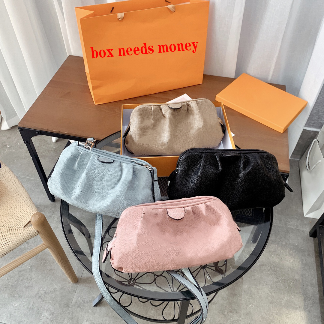 

Women Clutch Bags Sweet Ladies Small Handbag Letter Printing Handbags Designer Casual Style Shoulderbag Good Quality 4 Colors, Box