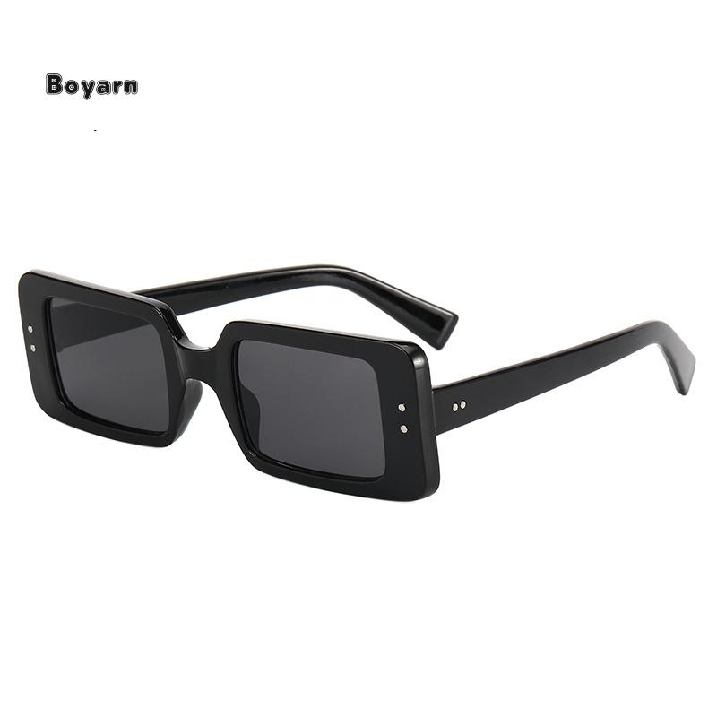 

Sunglasses 2021 Small Frame Square Boyarn Personality Sun Glasses Uv400 Street S Eyeglasses Women Plastic Adult 5258