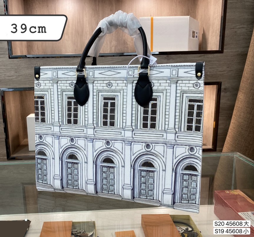 

Designer Women's Bag Summer Fashion Texture Small Square Bags Simple Atmosphere Single Women Totes Special pattern, White-34cm