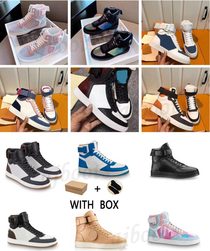

2021 Rivoli Trainers calfskin High Top Shoes designer luxury men women sneaker boot casual couple sports wholesale vintage, I need look other product