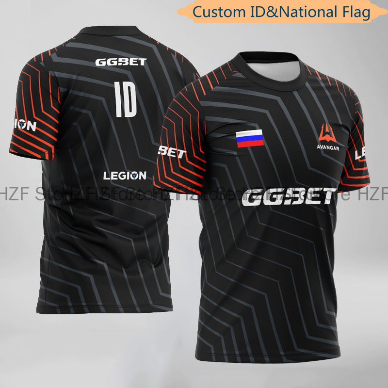 

Csgo E-sports Avangar Team Uniform Jerseys Fans Customized Id t Shirt for Men Women Custom Name Tshirts Tee Clothing Style
