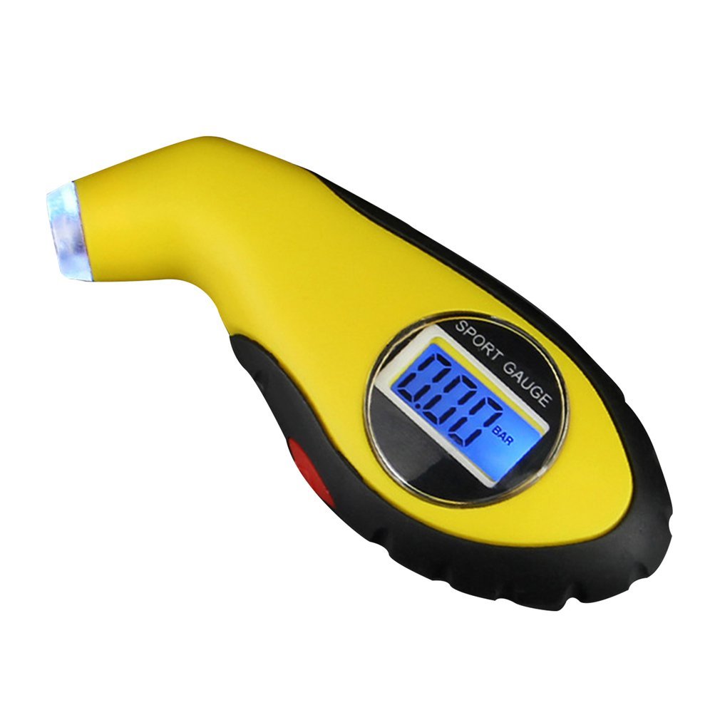 Auto Electronic Digital Lcd Tape Voltage Meter 0-100 Psi Backlight Tyre Manometer Barometer Tester Tool-image-692383405