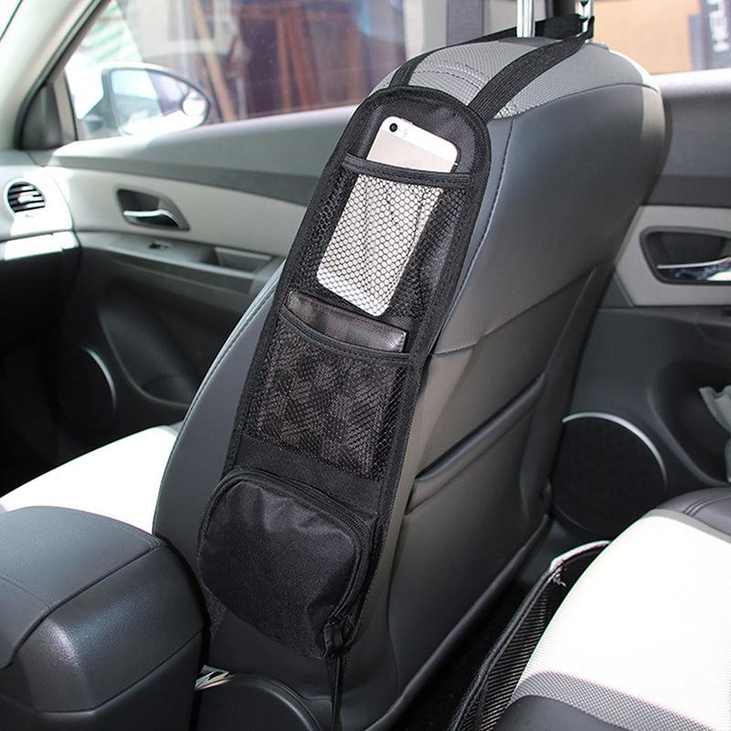 

Car Organizer Multi-Pocket Auto Side Storage Hanging Bag Drink Holder Mesh Pocket Styling Phone
