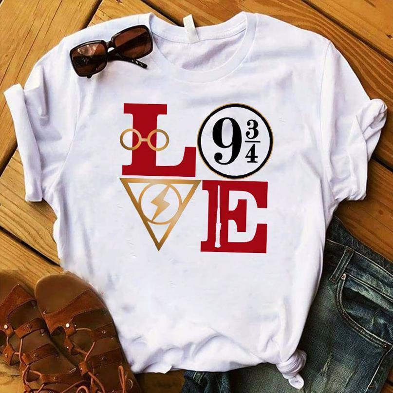 

Women Lady T Shirt Lip Heart Leopard Print Tshirt Ladies Short Sleeve Loose Tee Shirt Women Female Tops Clothes Graphic T-shirt, White