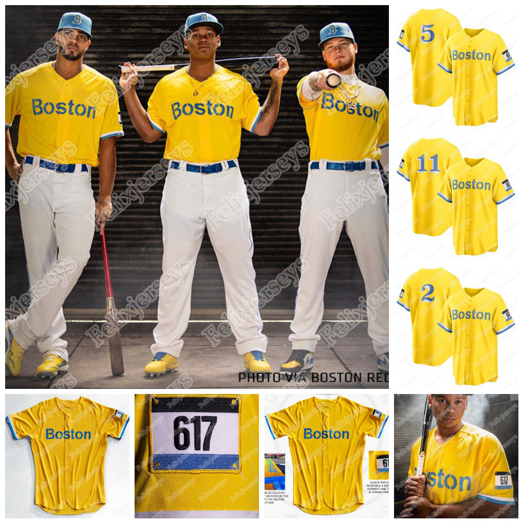 

Youth Red Sox 2021 City Connect Jersey 5 Enrique Hernandez Xander Bogaerts Rafael Devers Chris Sale J.D. Martinez Hunter Renfroe Gonzalez, Blue;black