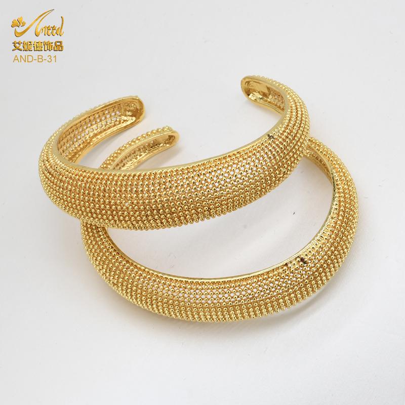 

Gold Filled Bangles For Women Ring Bracelet Chain Dubai Luxury Arabic Jewelry African Charm Pure Egyptian Fashion Metal Bangle
