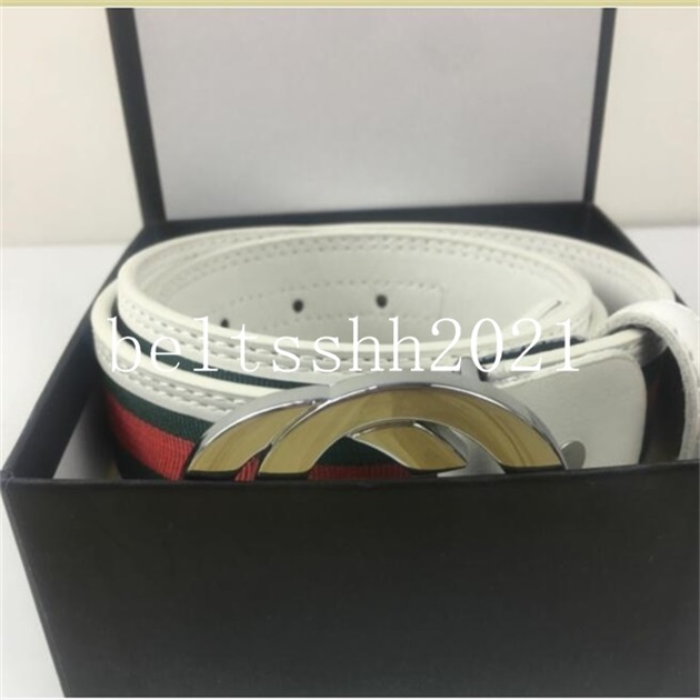 

2021 Leather Men Smooth G Buckle Mens Belts For Women belt Jeans Cow Strap with box, High quality+with box