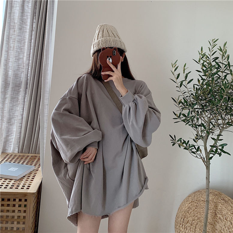 

Women's Jackets Female sweatshirt long sleeve, loose hip-hop harajuku casual female round super large 9NAW, 1# shoe box