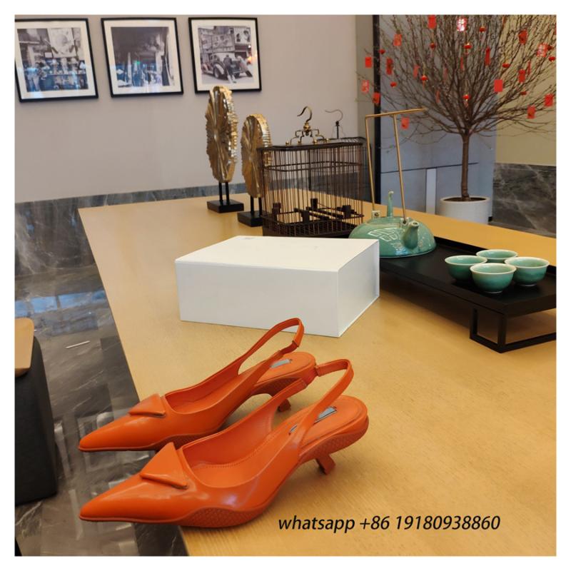 

Sandals Summer Single Shoes Fashion Pionted Toe Back Cow Leather Elegant Triangle Low Heel Women Luxury Designer Brand Dress, Black