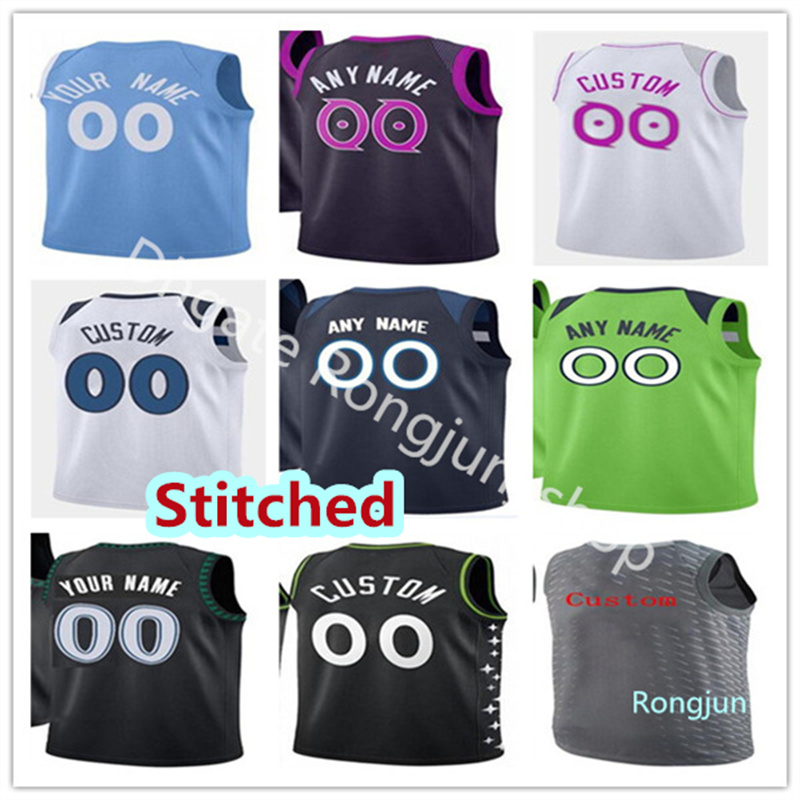 

Stitched Basketball Jerseys 8 Latrell Sprewell Karl-Anthony 32 Towns Anthony 1 Edwards 41 Juancho Hernangomez 5 Malik Beasley Kevin 21 Garnett 3 Stephon Marbury Men, As picture