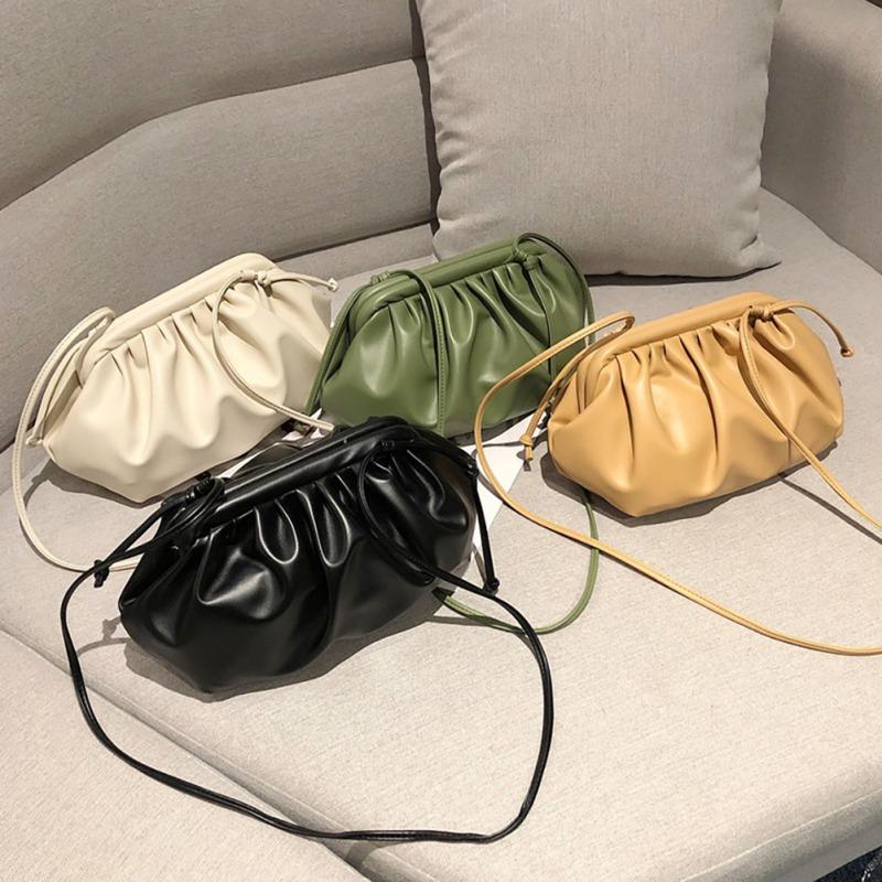 

Waist Bags Korean Style Simple Casual Solid Color Cloud Messenger Bag Fashion Wild Women's Shoulder