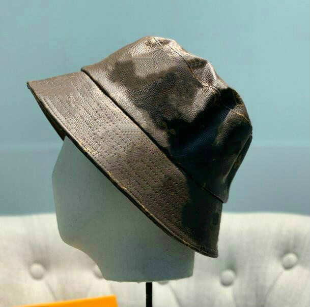 

Leather Letter Bucket Hats For Men Women Foldable Caps Fisherman Beach Sun Hat Visor Sale Folding Man Casquette Bowler Cap Snapbacks Bonnet High Quality With Boxs, Customize
