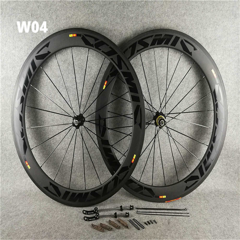 

Road bike Cosmic Carbon Wheels Clincher 60mm depth 23mm width bicycle carbon wheelset can be XDB ship