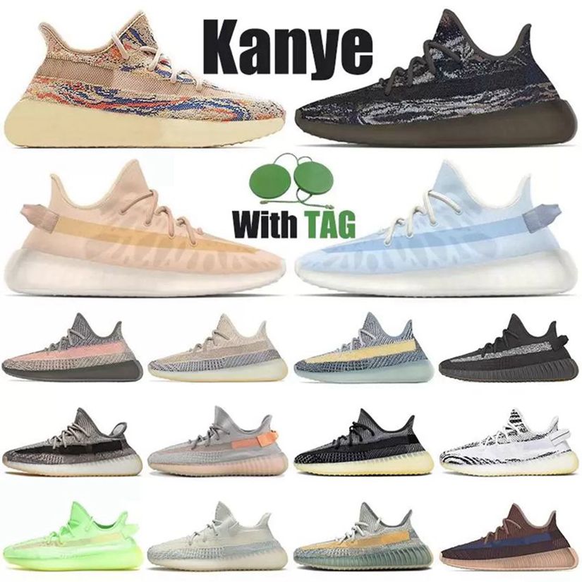 

Newest yeezy boost shoes 350 v2 yeezys men women running originals Blue Pearl zyon Stone Carbon bred Static black mens trainers sneaker with box Size 36-48, 44