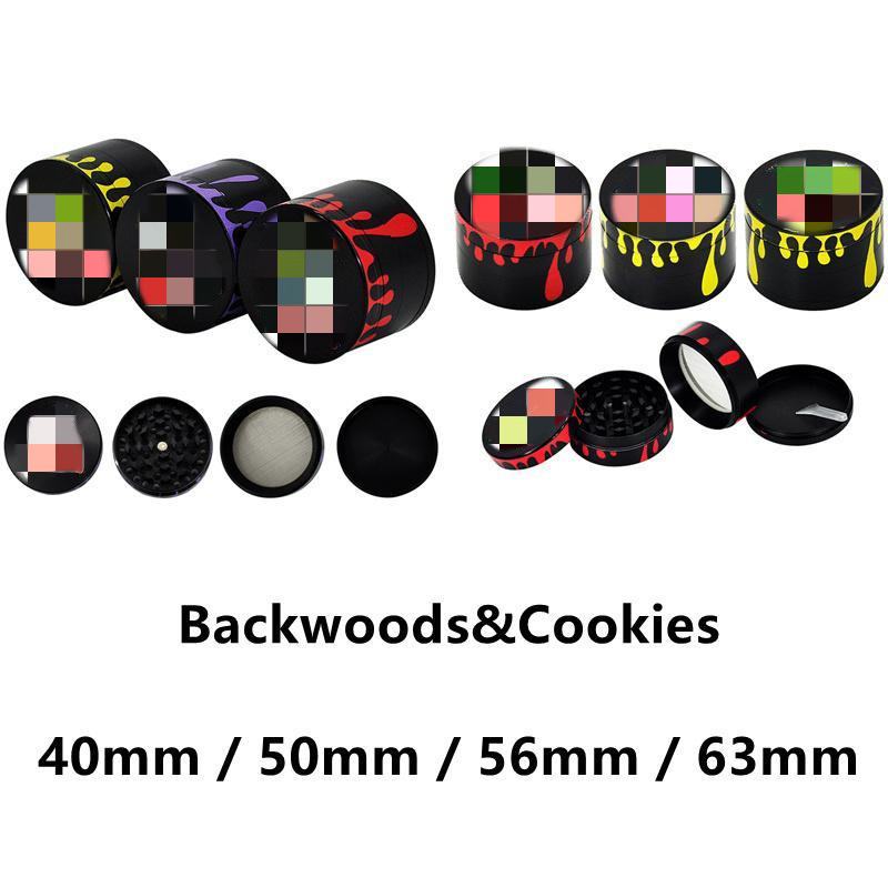 

Dry Herb Grinder 40mm 50mm 56mm 63mm Smoking Tobacco Hand Muller Smasher Crusher Sharpstone Zinc Alloy 4 Layers Parts Cut Chop Accessories