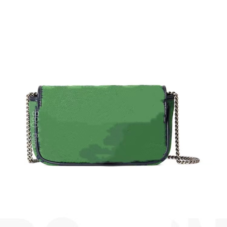 

High Quality 6 colores Womens Soho Disco Bag Light Marmont Multicolor small Canvas shoulder bags Handbags Silver Chain Crossbody Messenger Purse Wallet Cross Body, Customize