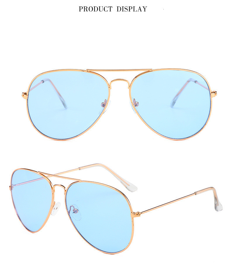 

18 colors Factory Price Ocean Colorful PC Lens Sunglasses Vintage Classic Fashion HOT Design Sun Glasses men women 60mm Oculos De Sol, White;black