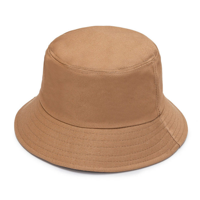 

Cotton style solid color wear Bucket Hat Fisherman outdoor travel caps Sun Cap Hats for fashions Woman