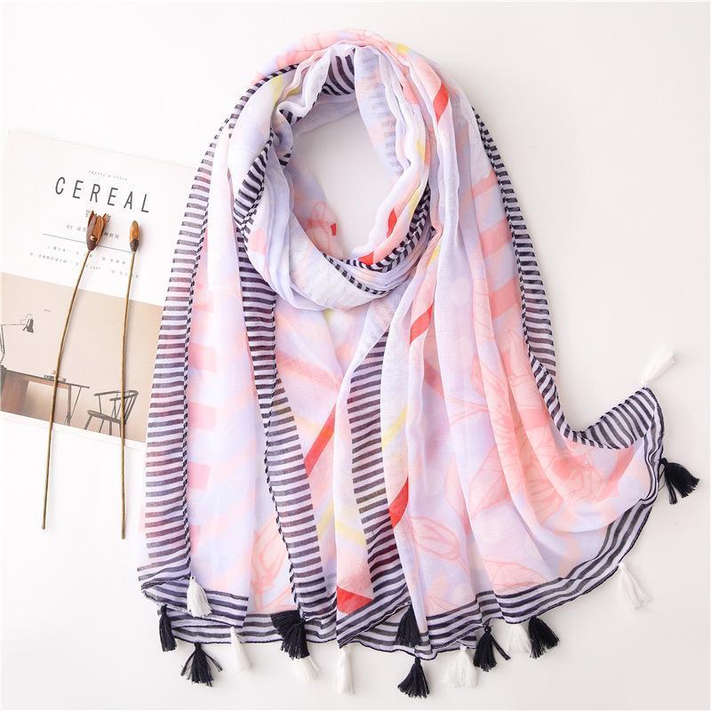 

Scarves 2021 Winter Cotton Scarf Women Fashion Hijab Viscose Blanket Wraps And Shawls Bandana Foulard Female, Blue;gray