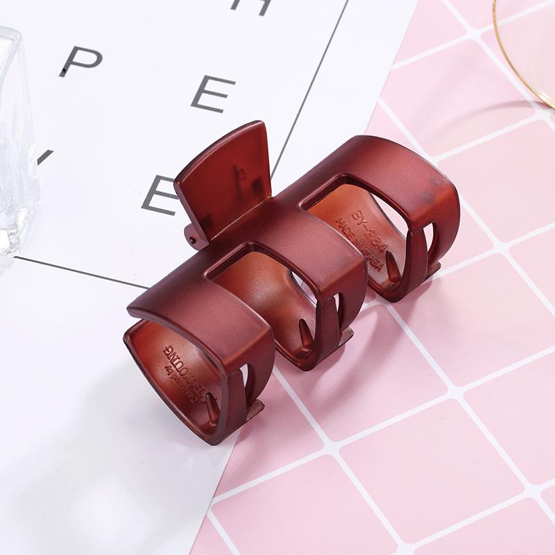 

Hair Clips & Barrettes CHIMERA Large Acrylic Claw Crab For Women Simple Brown Clip Hollow Out Clamps Thick, Golden;silver