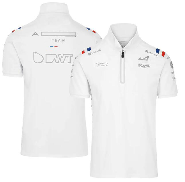 

2022 new F1 team breathable lapel T-shirt, the same custom