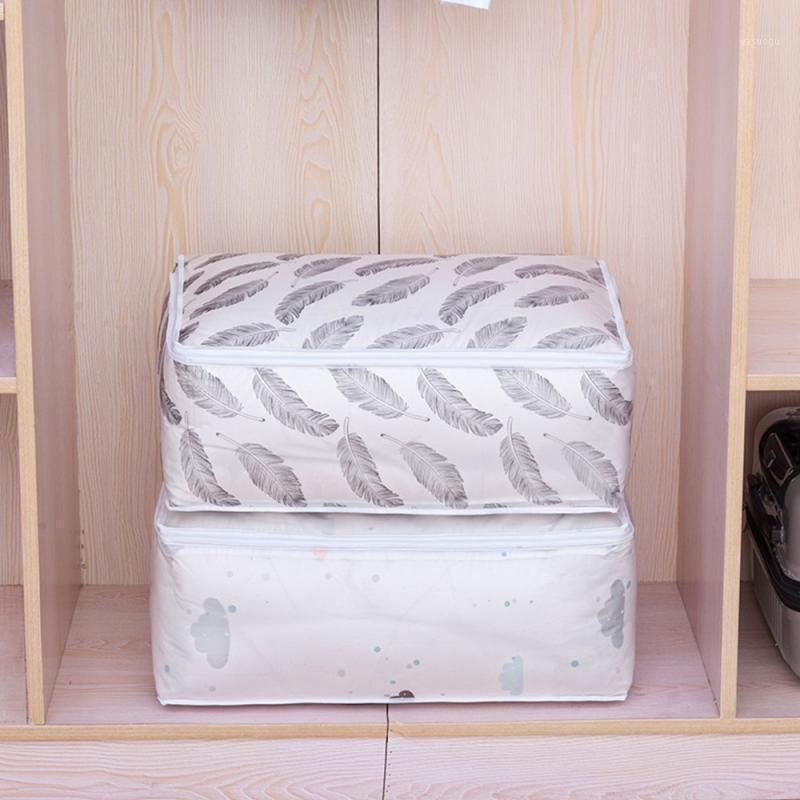 

Storage Bags Foldable Bag Clothes Blanket Quilt Closet Sweater Organizer Box Pouches Cabinet Dustproof Moisture-proof Household Tools