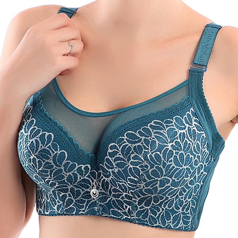 

Bras Large Size Fashion Sexy Lady Underwear Adjustable Push Up Bra Grenadine Lingerie C D Cup For Women 8981 Bralette, Wine red