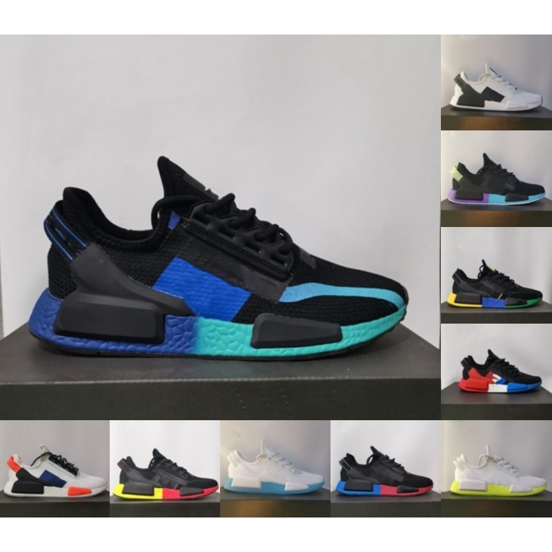 

2021 Dazzle camo nmd r1 v2 mens running shoes aqua tones mexico city metallic core black munich men women outdoor trainers sports sneakers