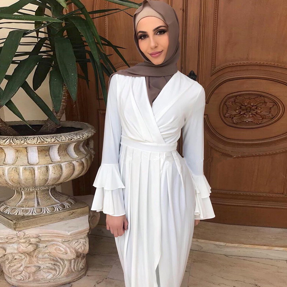 

robe vetement femme 2021 abaya dubai turkey muslim fashion dress islam clothing long dresses abayas for women musulman de modeplus size clot, Red