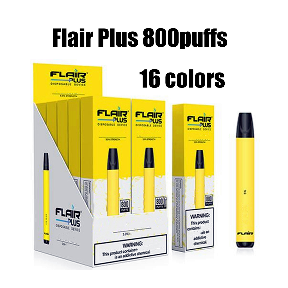 

Flair Plus Disposable E cigarettes Device Kit 800 Puffs 550mAh Battery 3.5ml Pre-filled Cartridge Pod Stick Vape Pen Energy Rebel