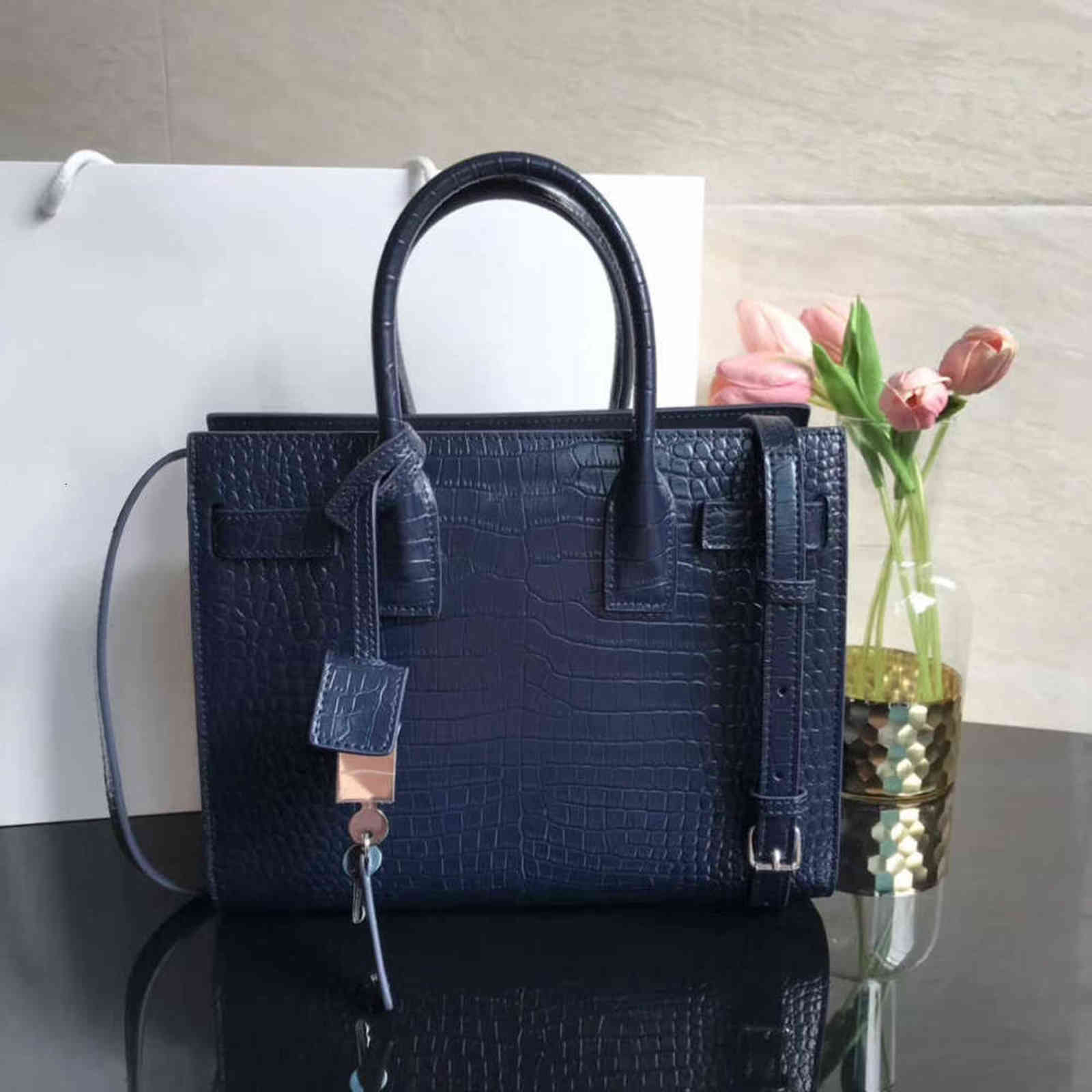 

7A Fashion high-end customized products fashion bags 421863 Valentine's Day Plain Genuine Leather Shoulder Bag Single Flap Thanksgiving Day, Blue