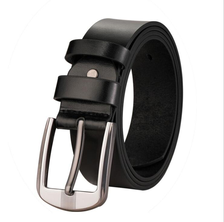 

Fashion Belt Leather Designer for men and women's high quality gold silver smooth buckle men's belts, Belt and box
