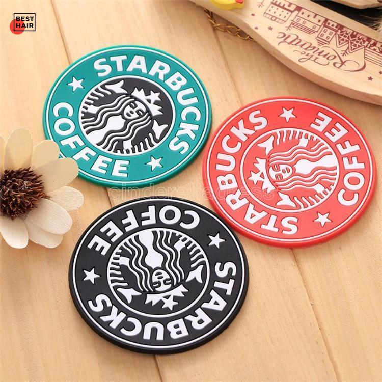 

New Silicone Coasters Cup thermo Cushion Holder Table decoration Starbucks sea-maid coffee Coasters Cup Ma
